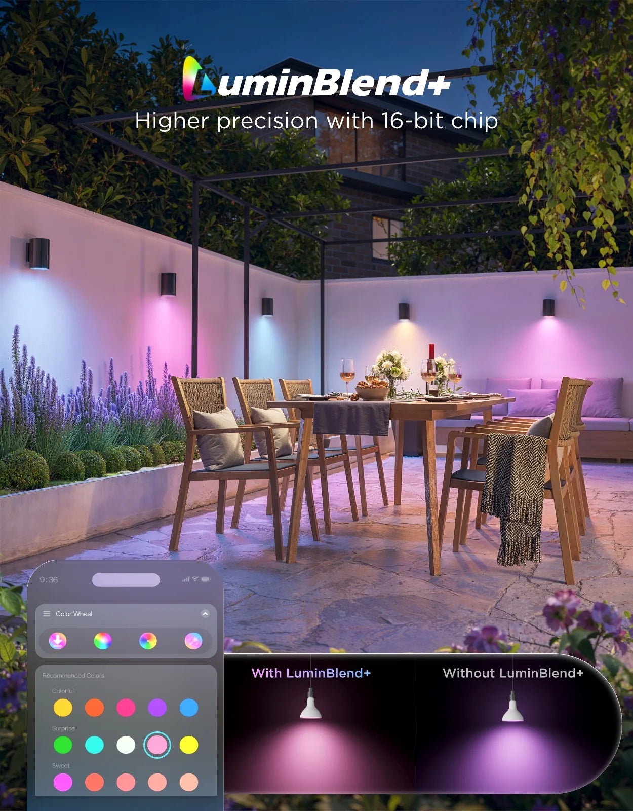 Govee PAR38 Smart Outdoor Bulb E26 1300lm