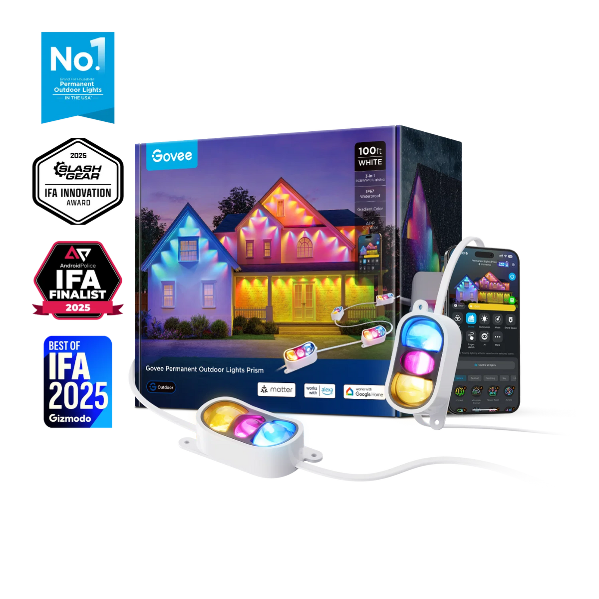Govee Permanent Outdoor Lights Prism