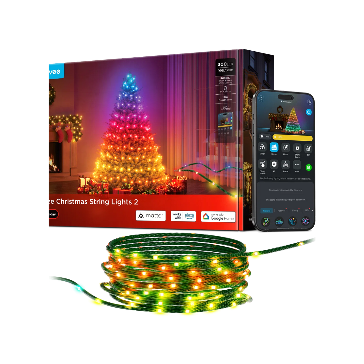 Refurbished Govee Christmas String Lights 2