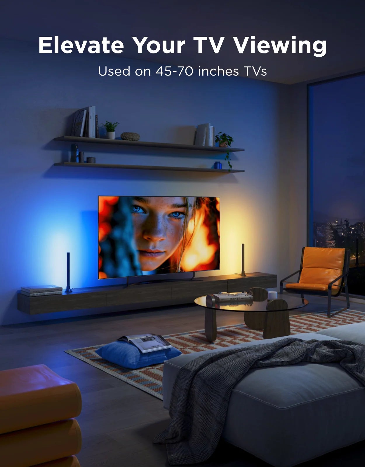 Govee RGBWIC TV Light Bars for 45-70 inch TVs