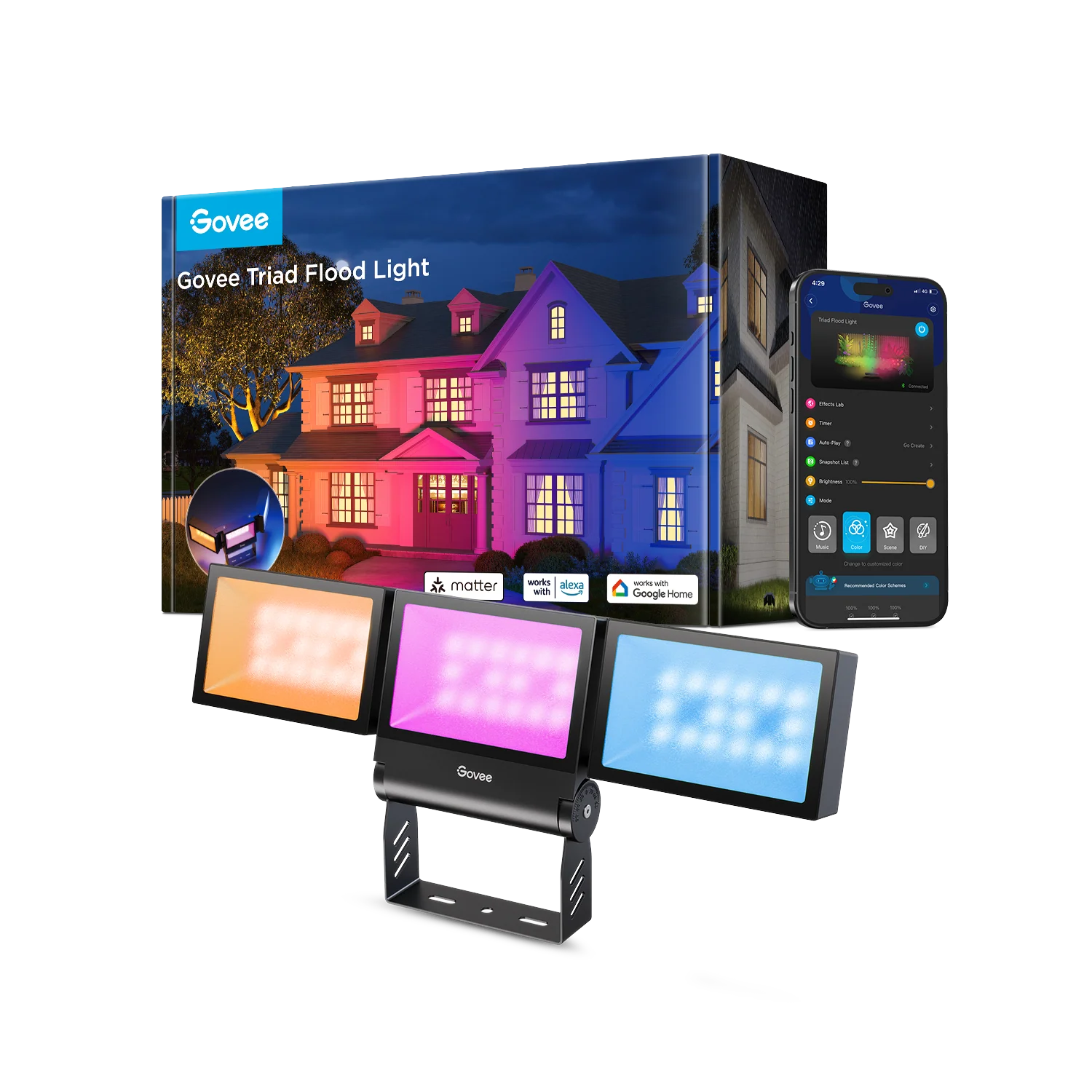 Govee Outdoor Triad Flood Lights