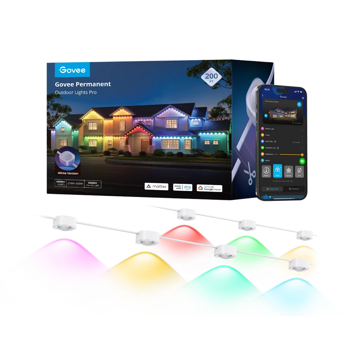 Refurbished Govee Permanent Outdoor Lights Pro
