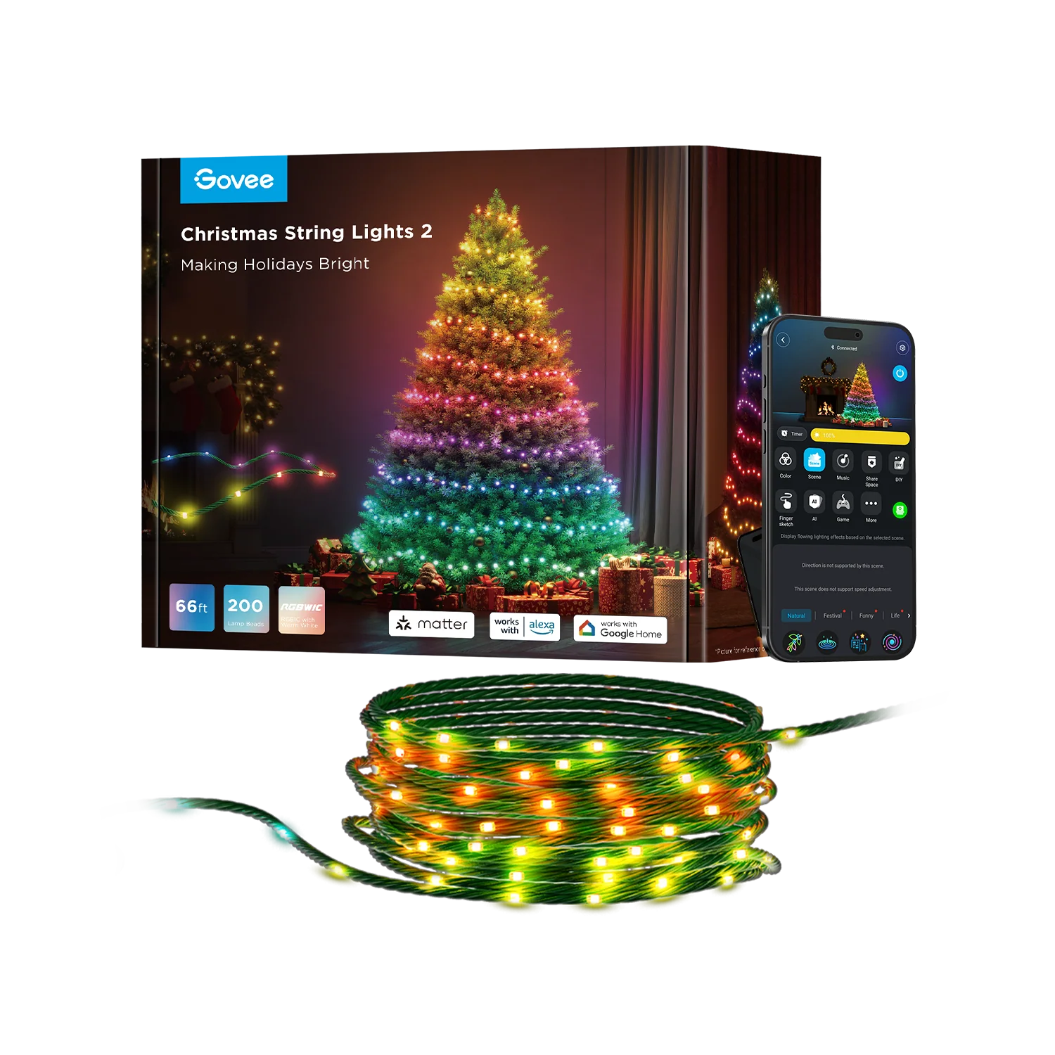 Govee Christmas String Lights 2