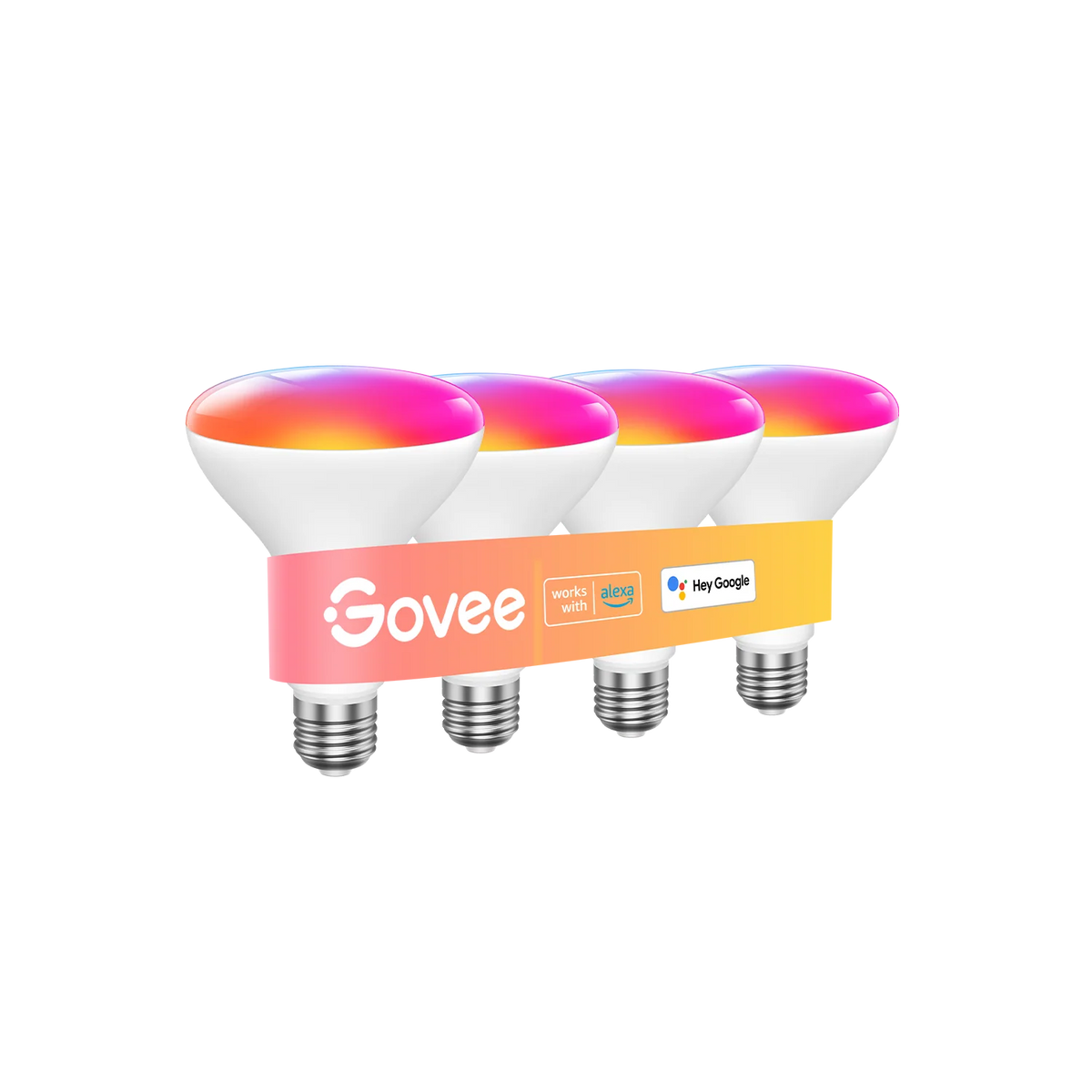 Govee BR30 Smart RGBWW Bulbs E26 1200lm